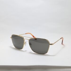 NEW Randolph Engineering Gold Frame Sunglasses 58-20-140
